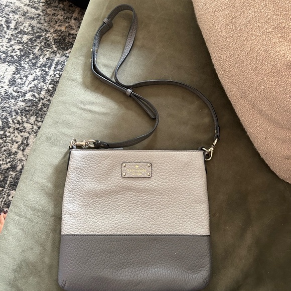 Kate Spade Crossbody - 2 toned gray - Picture 1 of 3